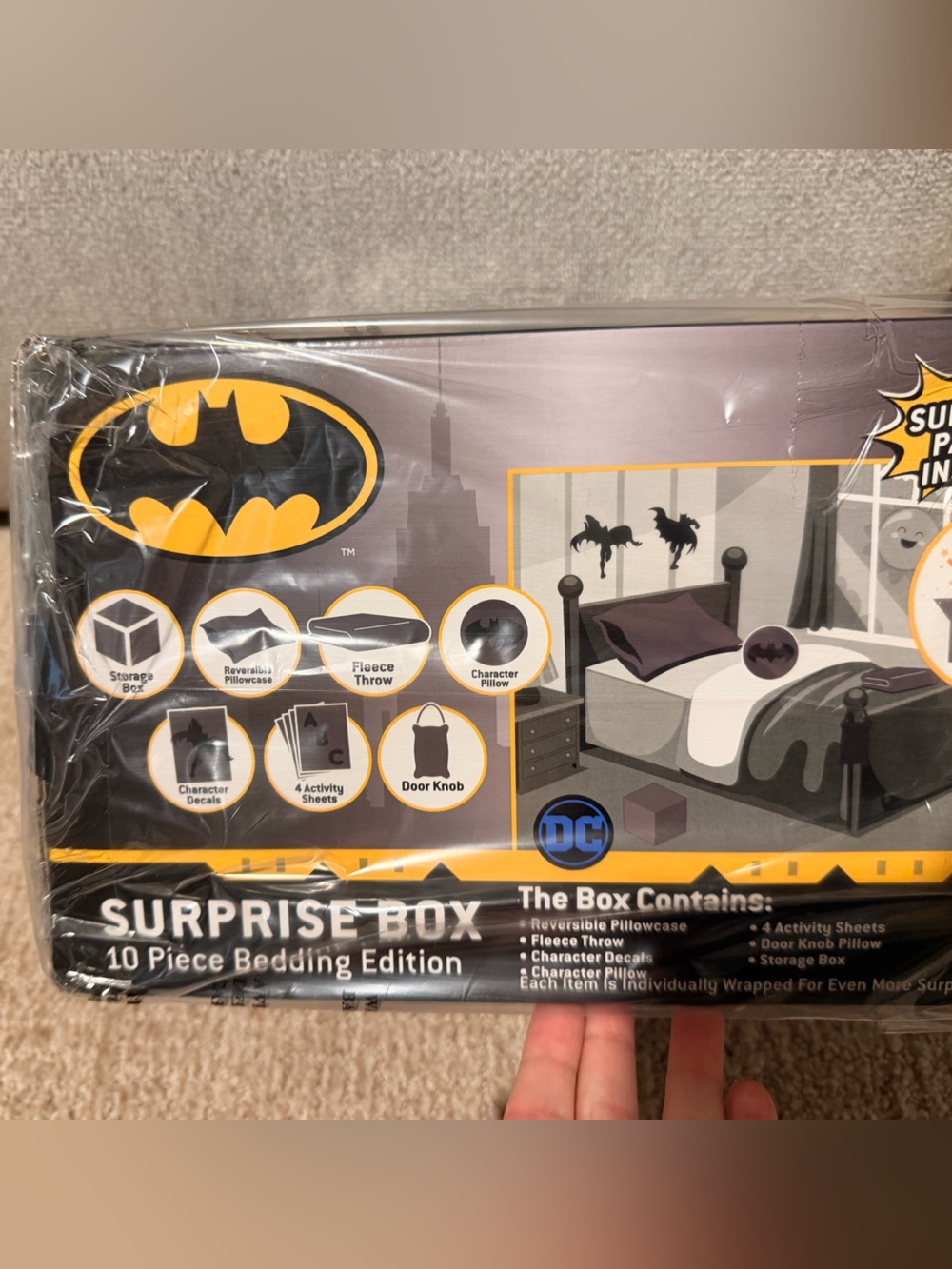 Batman Surprise 10 Piece Bedding Efition